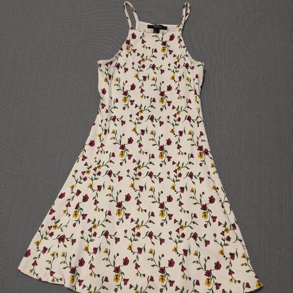Forever 21 Dresses & Skirts - Forever 21 Rib Knit Dress Floral